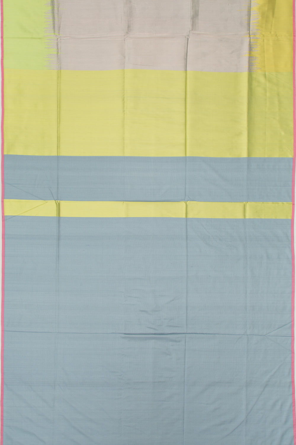 Banarasi Silk Tissue Brocade Silver Saree