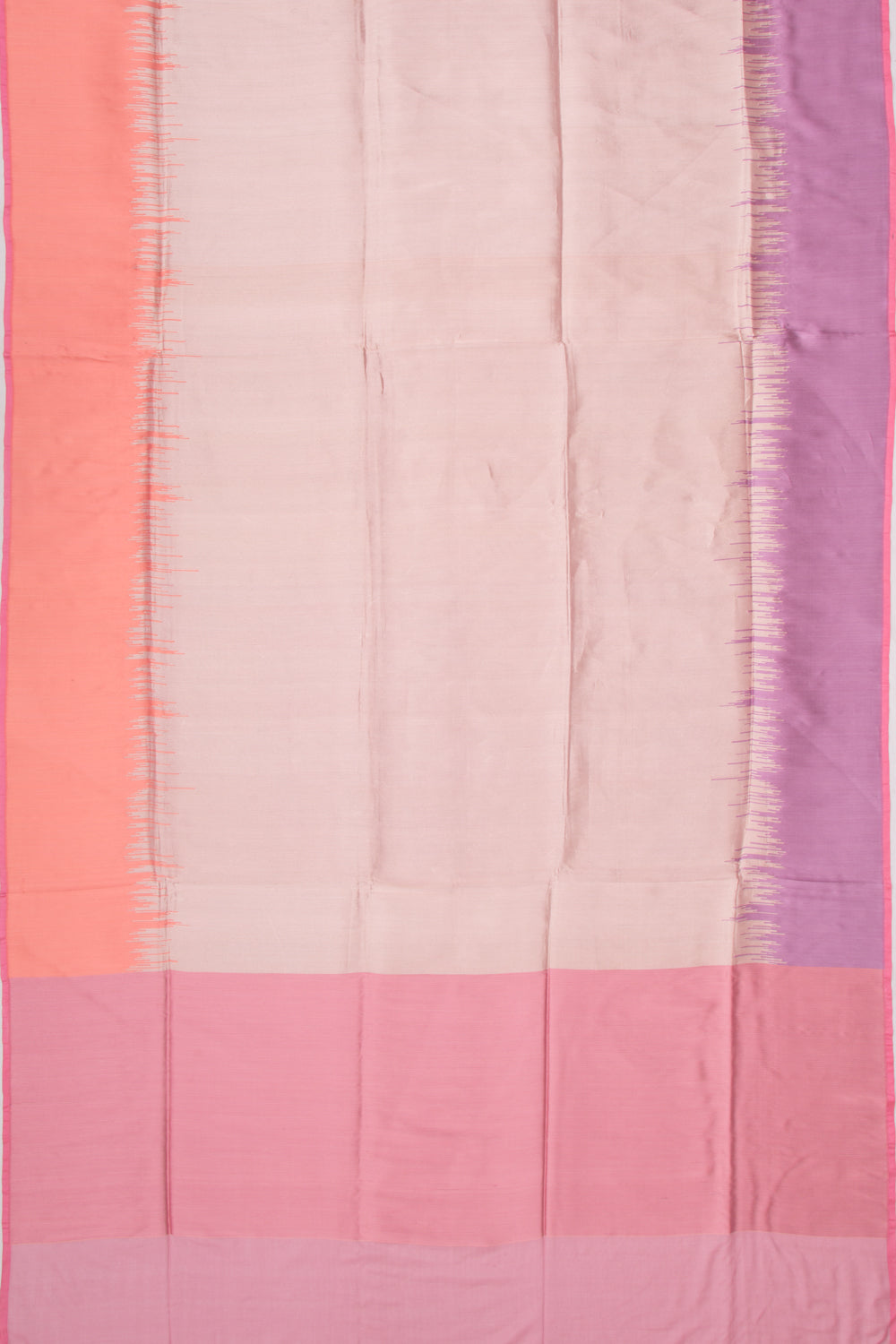 Banarasi Silk Tissue Brocade Peach Saree