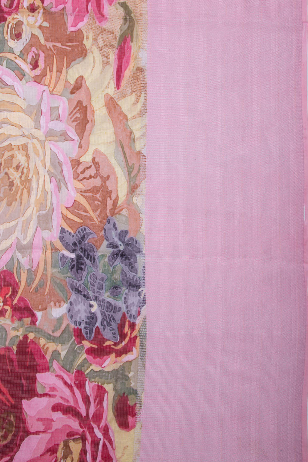 Soft Kota Silk Floral Printed Multicolor Saree