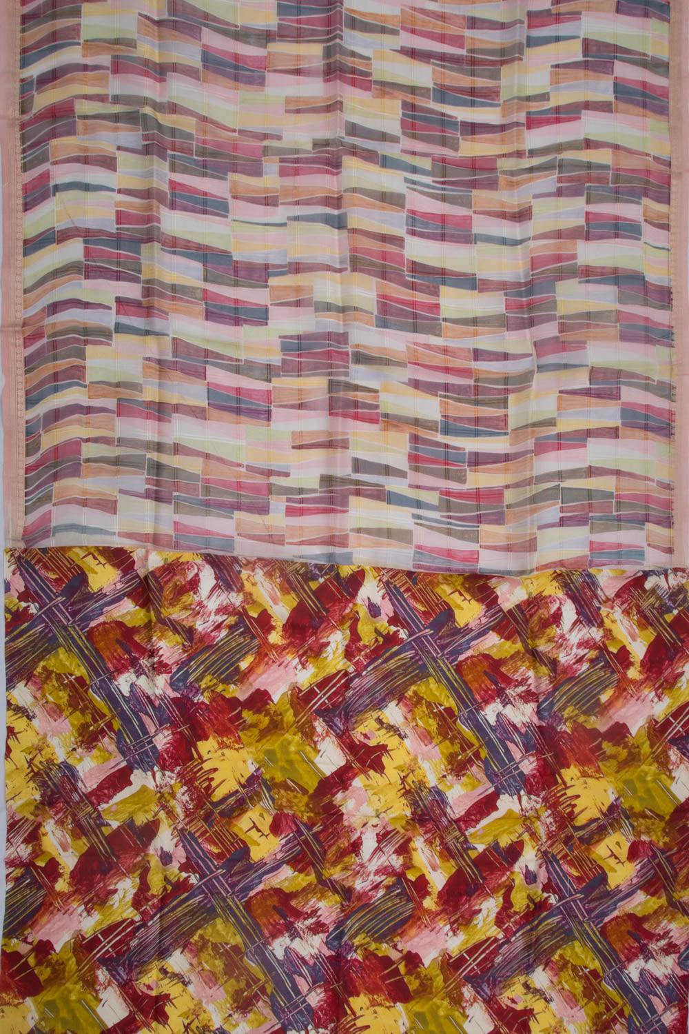 Organza Printed Multi Colour Saree