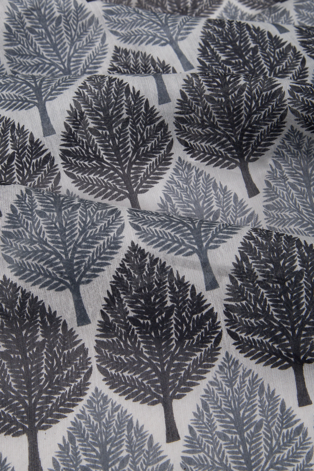 Chanderi Cotton Printed White Saree