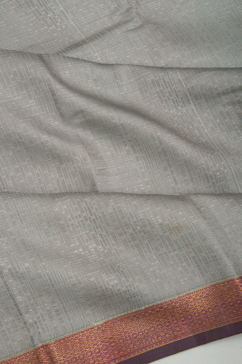 Taranga Kanchi Silk Jacquard Grey Saree