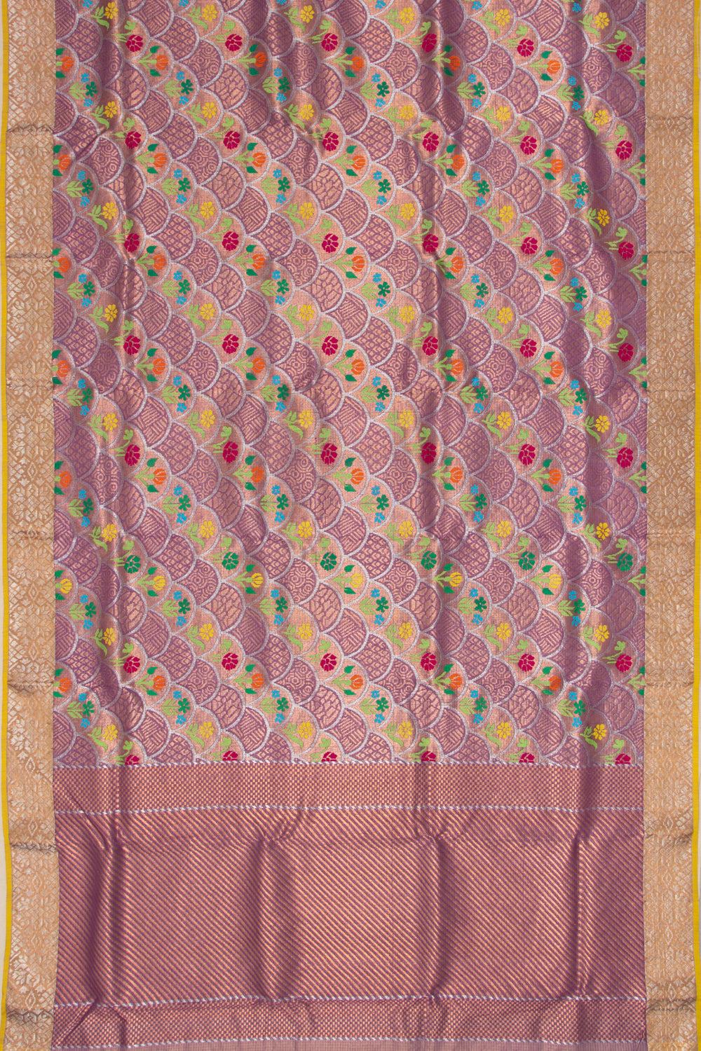 Kota Silk All Over Purple Saree