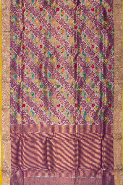 Kota Silk All Over Purple Saree