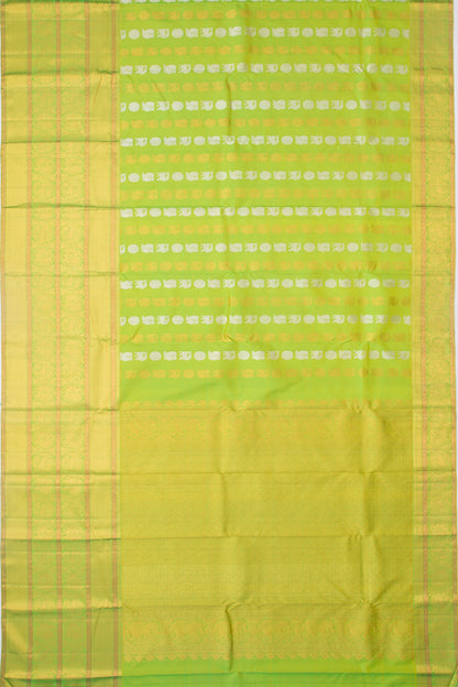 Taranga Kanchi Silk Butta Green Saree
