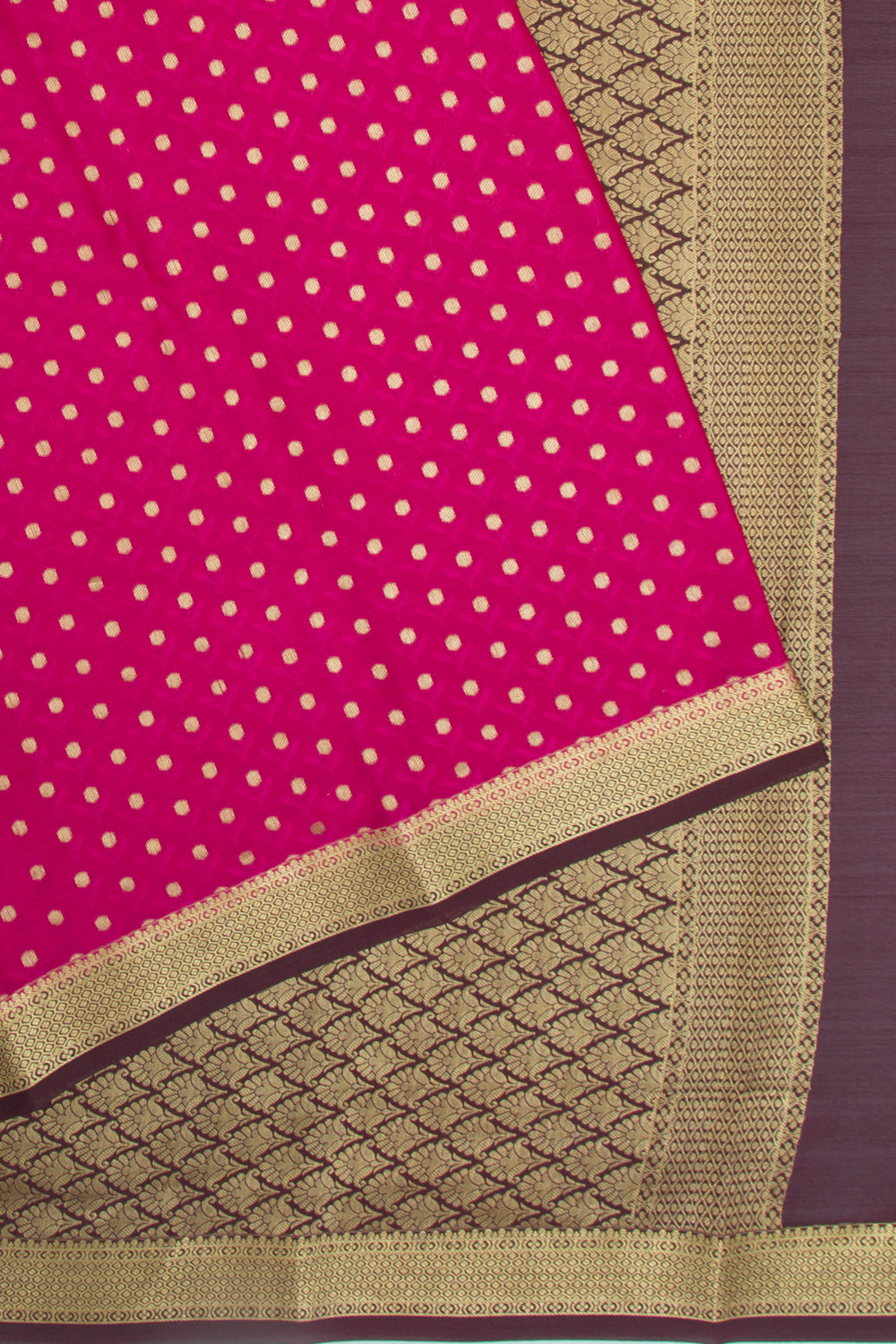 Binny Silk Jacquard And Butta Pink Saree