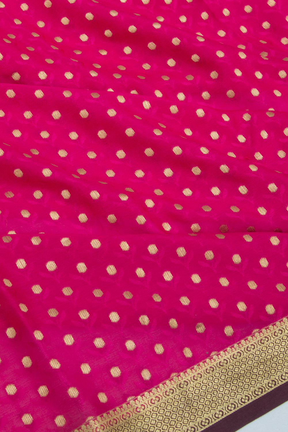 Binny Silk Jacquard And Butta Pink Saree