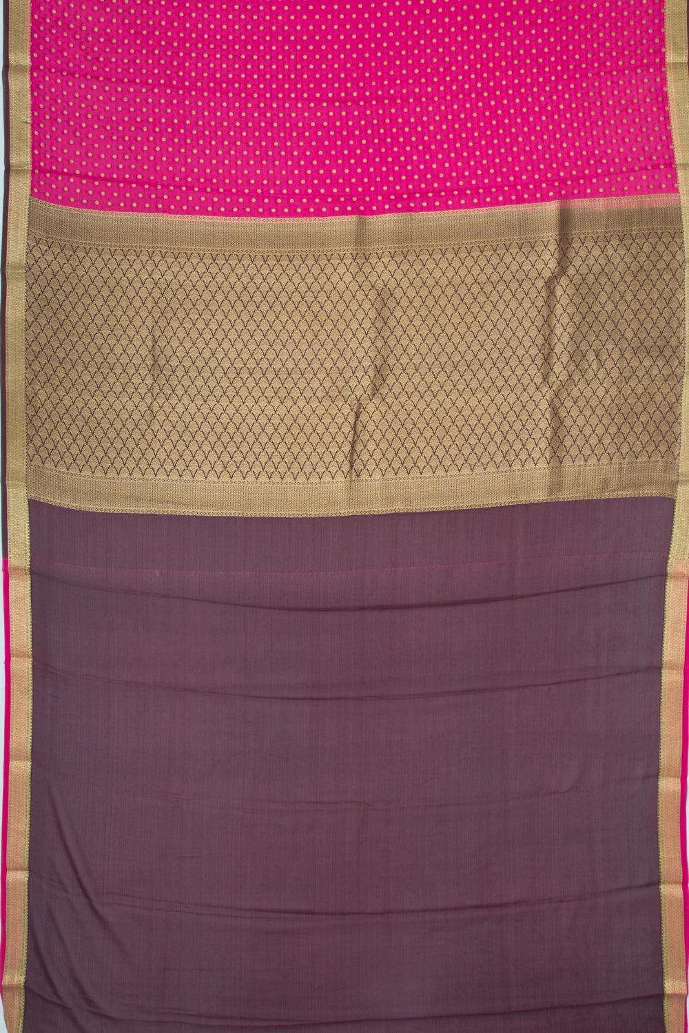 Binny Silk Jacquard And Butta Pink Saree