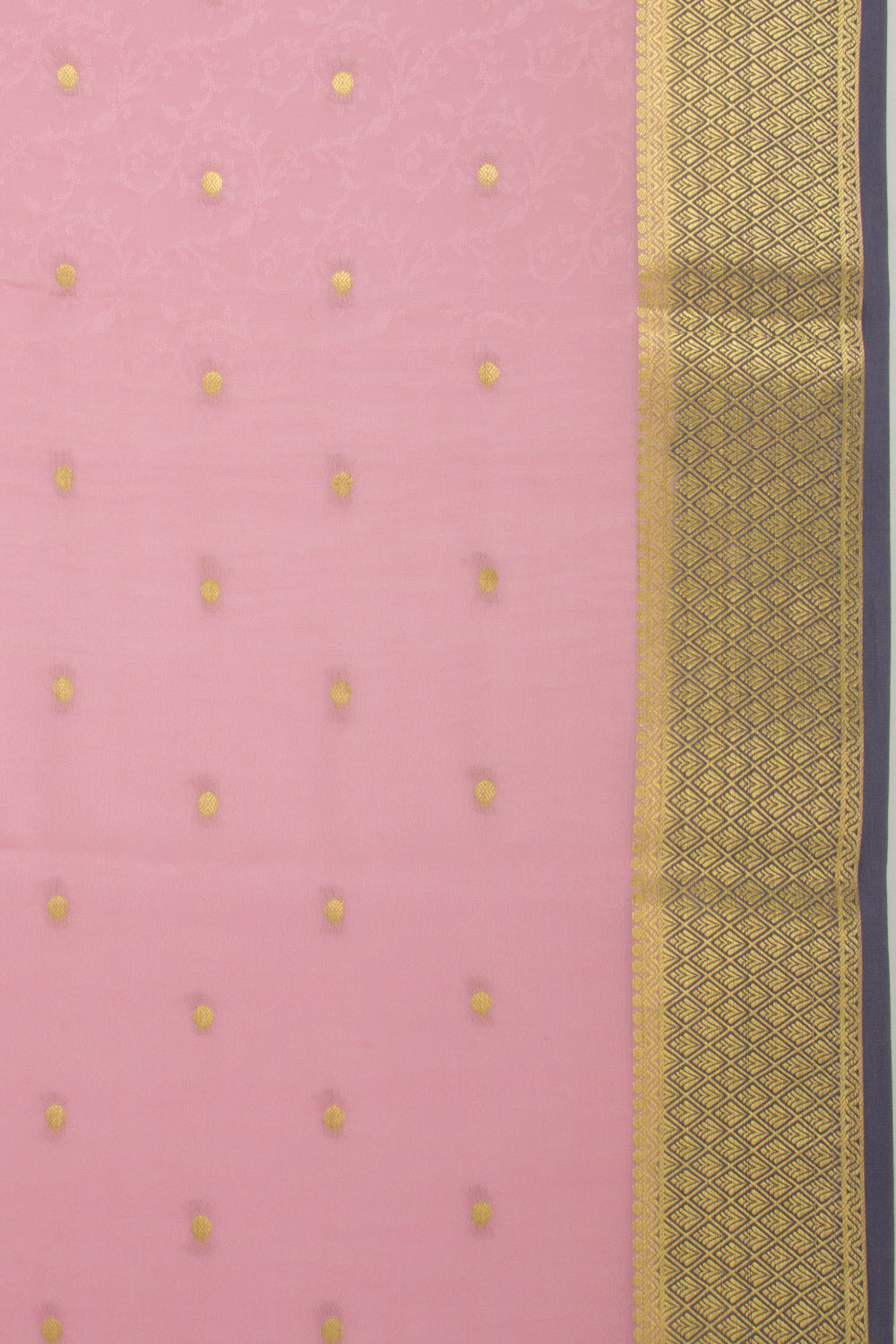 Binny Silk Jacquard And Butta Baby Pink Saree