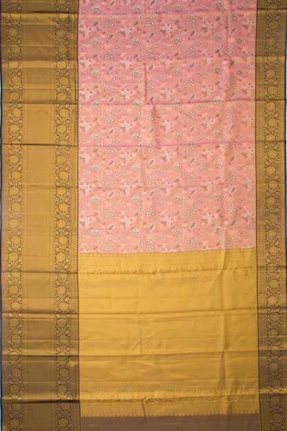Taranga Kanchi Silk Tissue Jaal Pink Saree