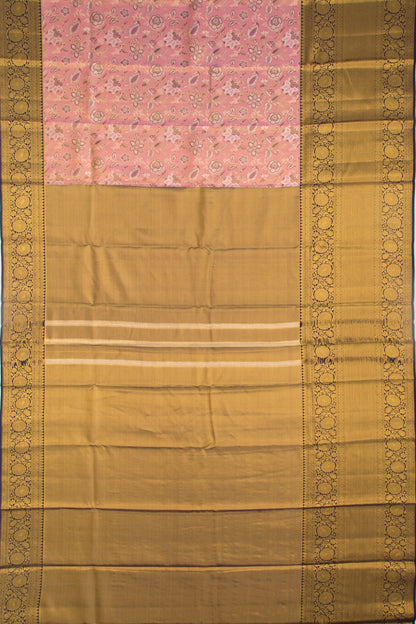 Taranga Kanchi Silk Tissue Jaal Pink Saree
