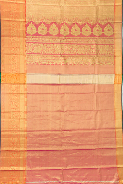 Taranga Kanchi Silk Jaal Tissue Gold Saree