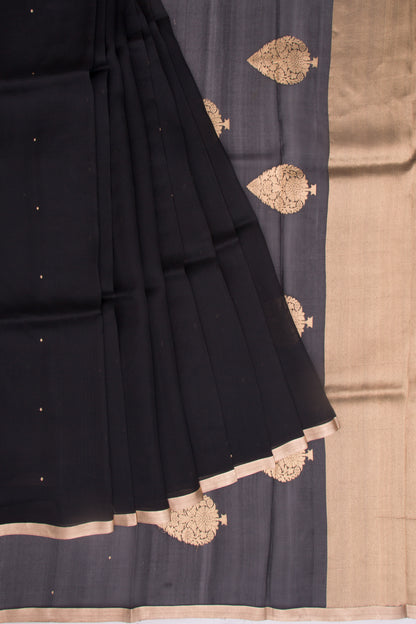 Organza Butta Black Saree
