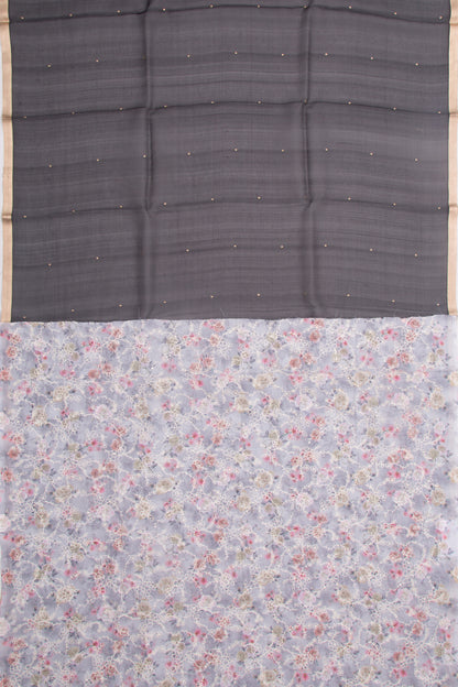 Organza Butta Black Saree