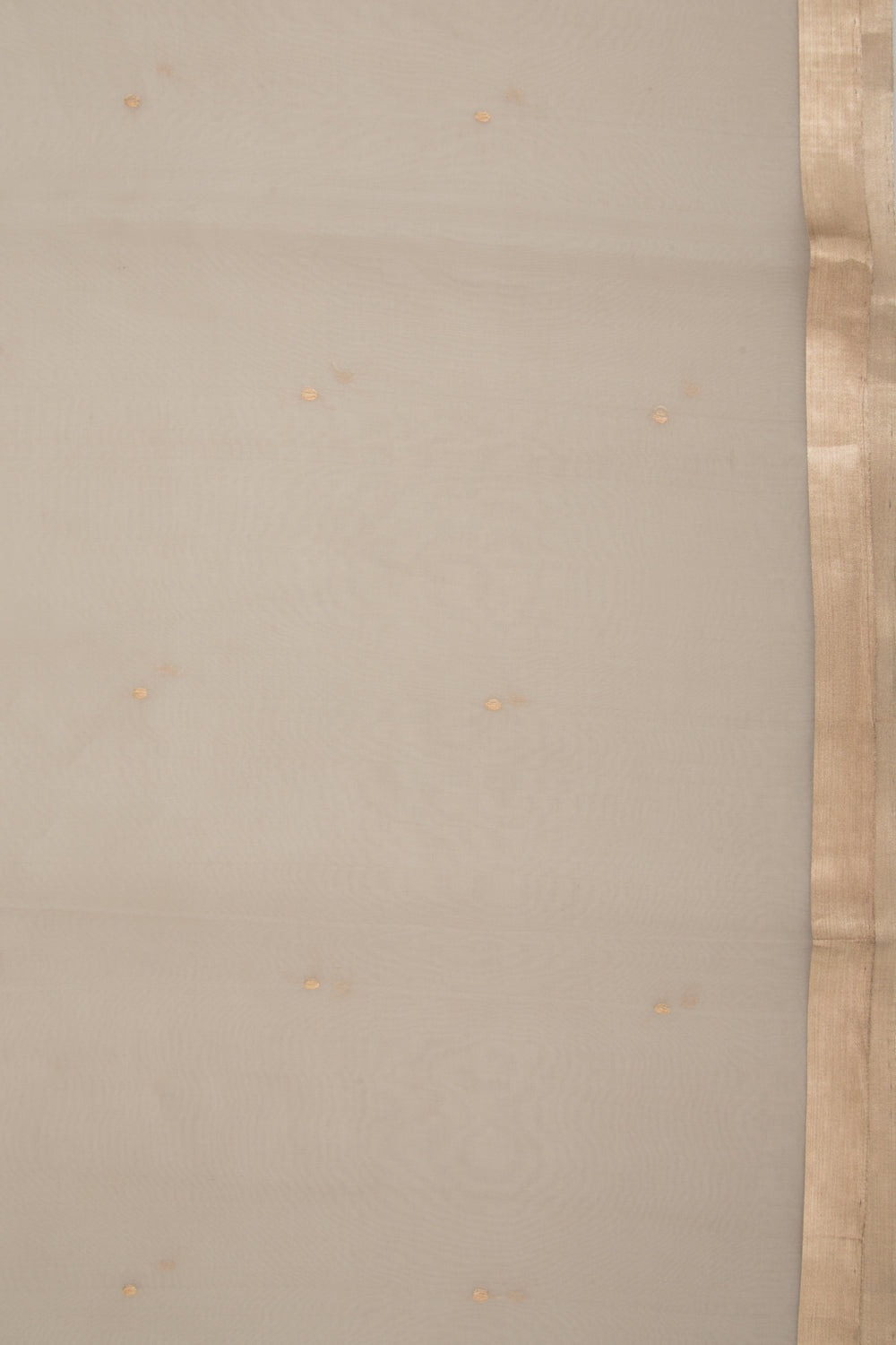Banarasi Kora Organza Butta Grey Saree