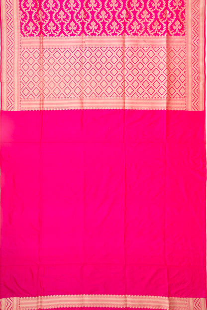 Banarasi Silk Phekwa Jaal Pink Saree
