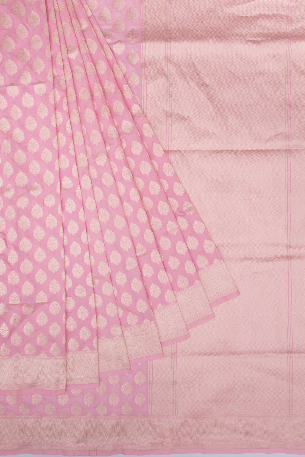 Banarasi Silk Phekwa Brocade Baby Pink Saree
