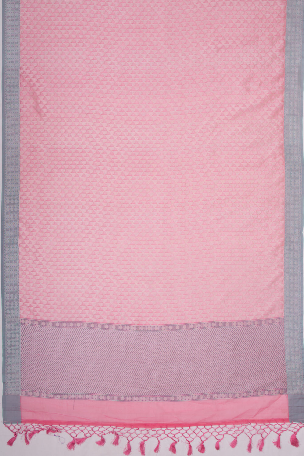 Organza Brocade Pink Saree