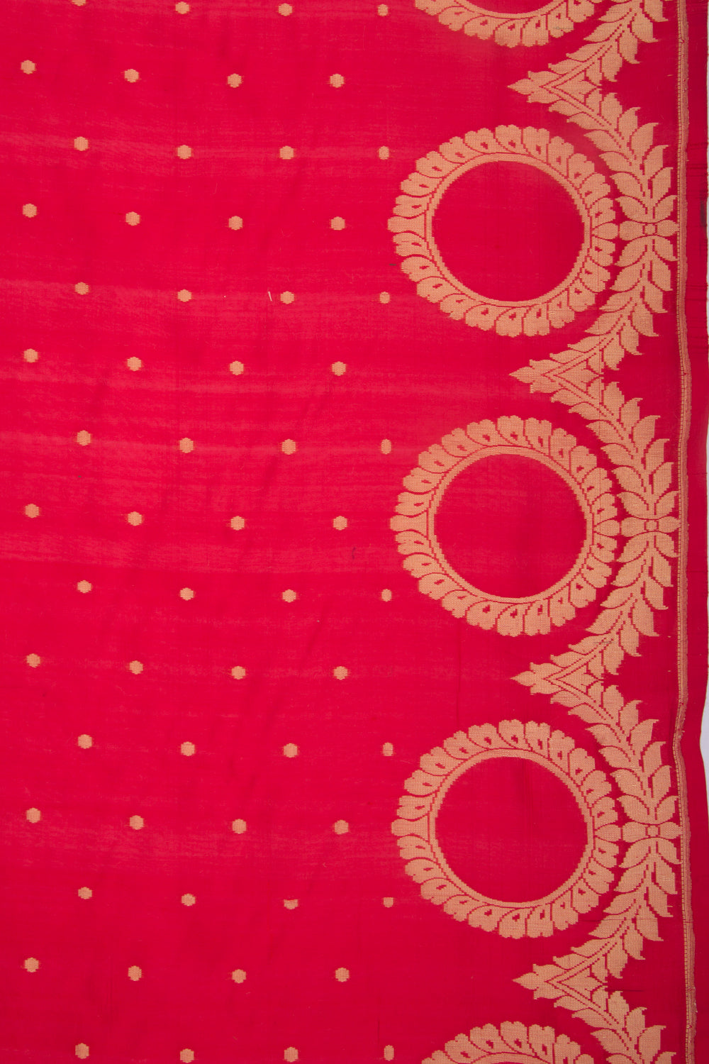 Banarasi Silk Phekwa Butta Red Saree