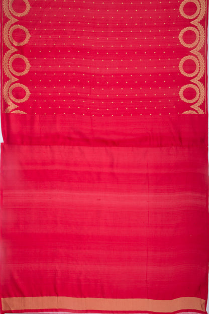 Banarasi Silk Phekwa Butta Red Saree
