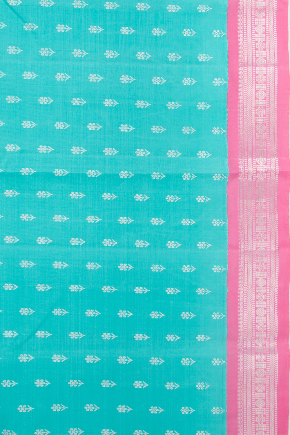 Kanchipuram Silk Butta Sky Blue Saree