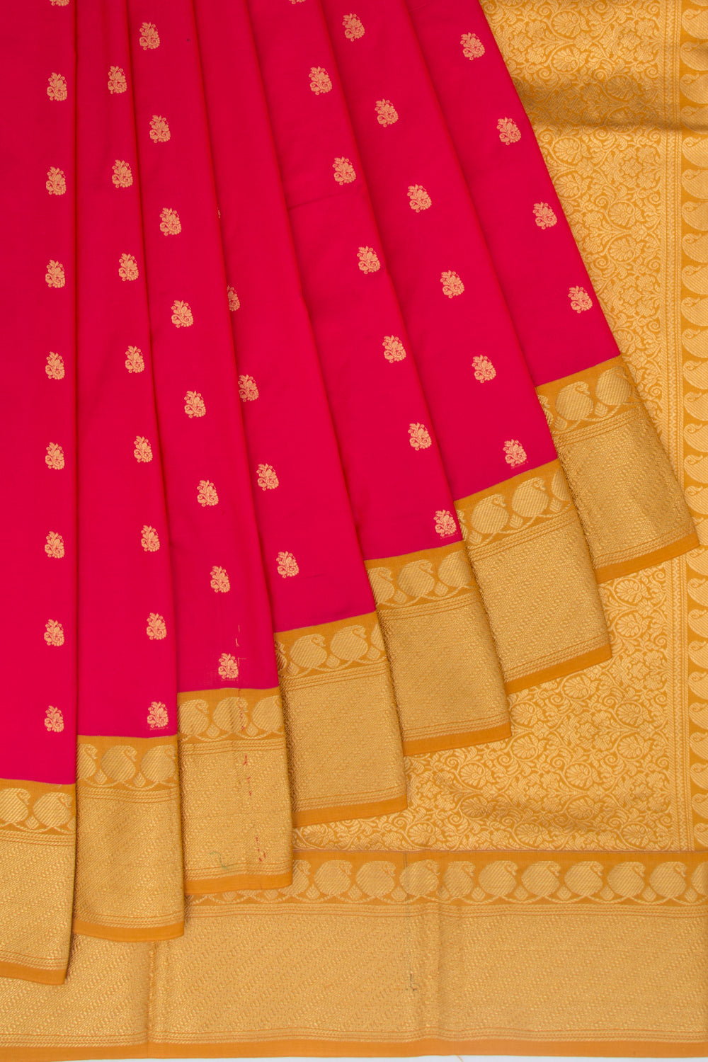 Kanchipuram Silk Butta Pink Saree