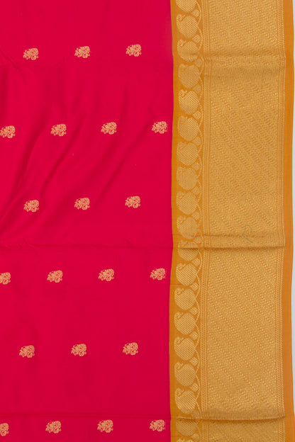 Kanchipuram Silk Butta Pink Saree