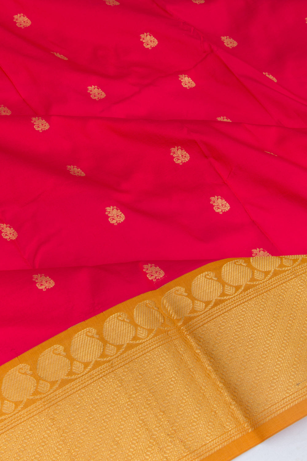 Kanchipuram Silk Butta Pink Saree