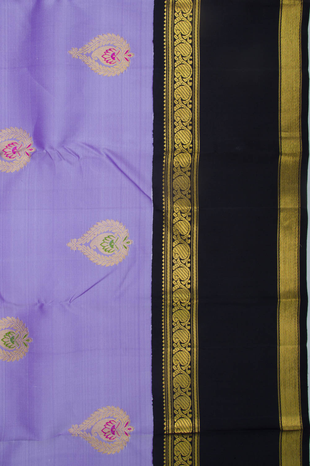 Kanchipuram Silk Butta Lavender Saree