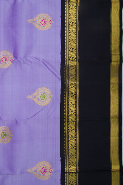 Kanchipuram Silk Butta Lavender Saree