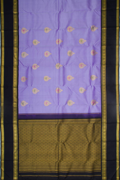 Kanchipuram Silk Butta Lavender Saree