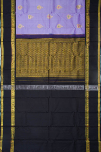 Kanchipuram Silk Butta Lavender Saree
