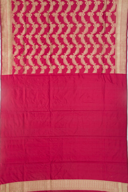 Banarasi Silk Jaal Red Saree