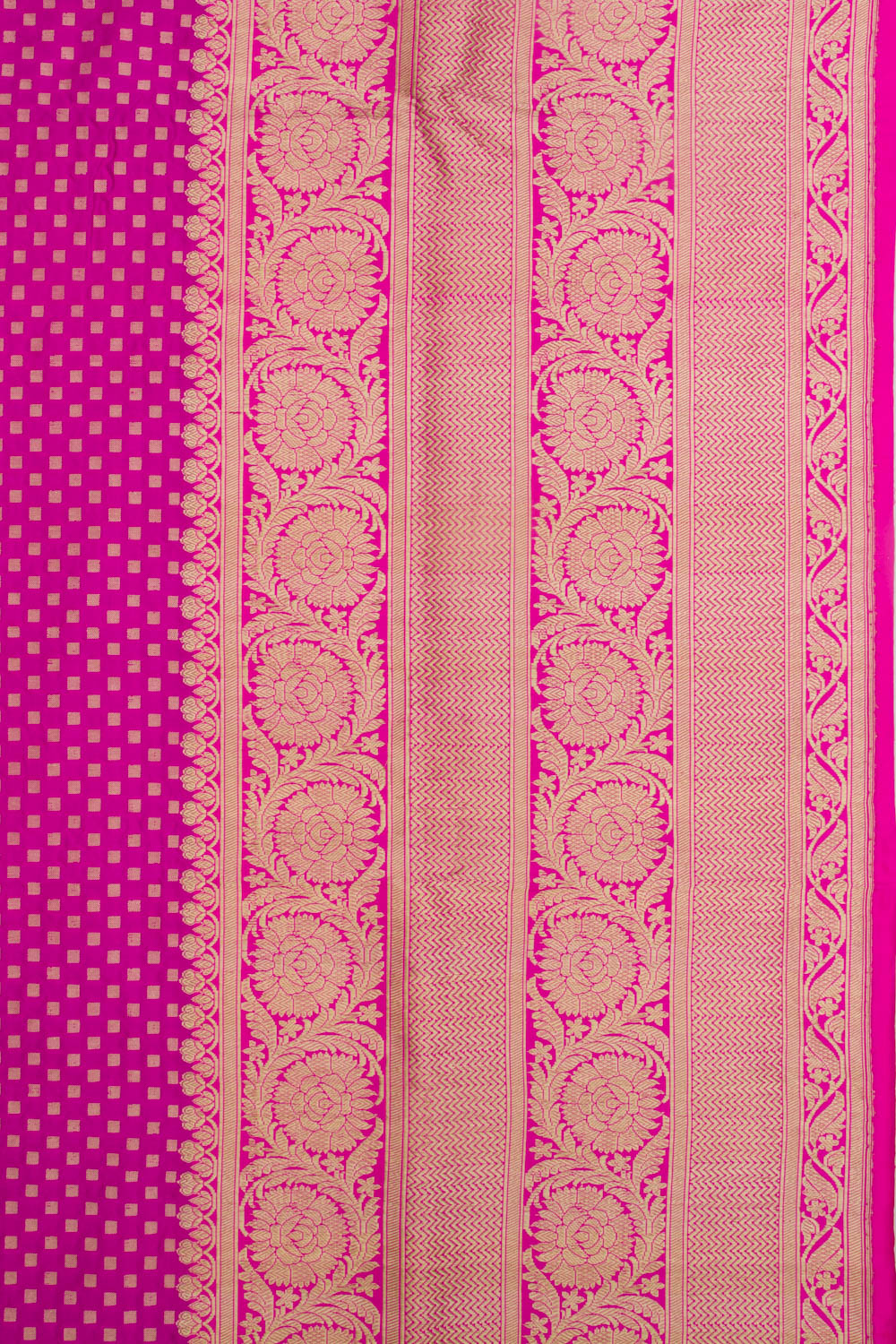 Banarasi Silk Brocade Pink Saree