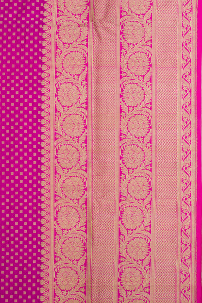 Banarasi Silk Brocade Pink Saree