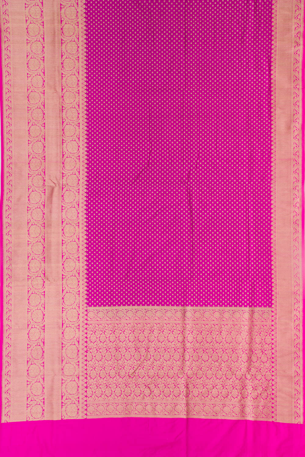 Banarasi Silk Brocade Pink Saree