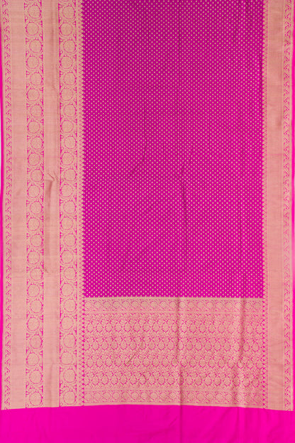 Banarasi Silk Brocade Pink Saree