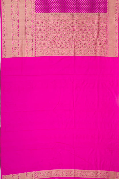 Banarasi Silk Brocade Pink Saree