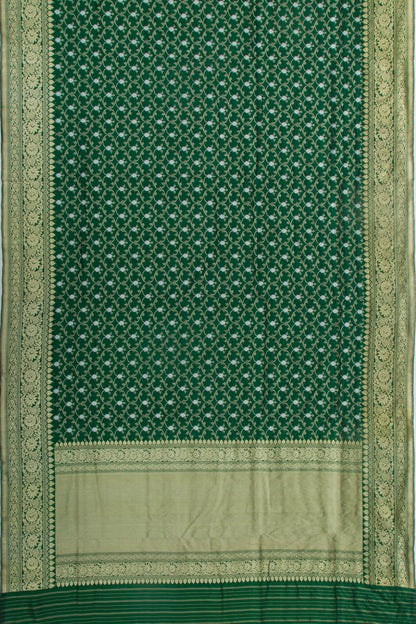 Banarasi Silk Brocade Green Saree