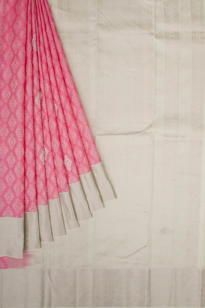 Taranga Kanchi Silk Jacquard And Butta Pink Saree