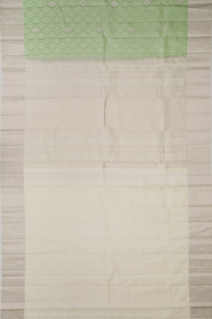 Taranga Kanchi Silk Jacquard And Butta Pastel Green Saree