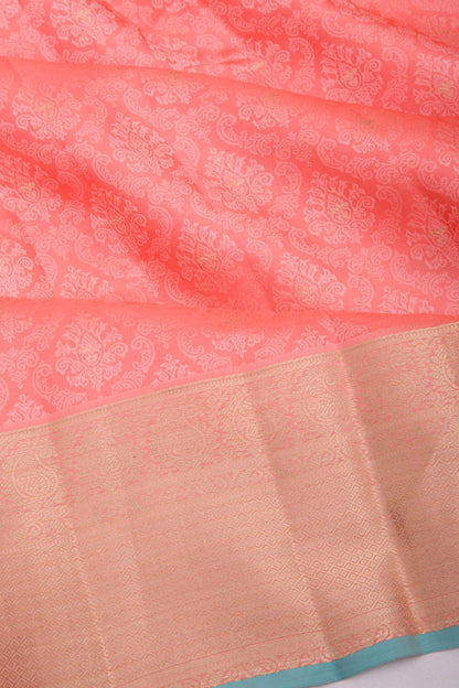 Taranga Kanchi Silk Jacquard Pink Saree