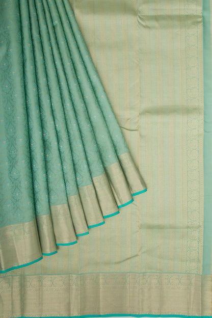 Taranga Kanchi Silk Jacquard Sea Green Saree