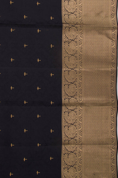 Taranga Kanchi Silk Jacquard Black Saree