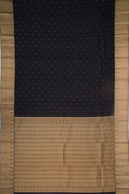 Taranga Kanchi Silk Jacquard Black Saree