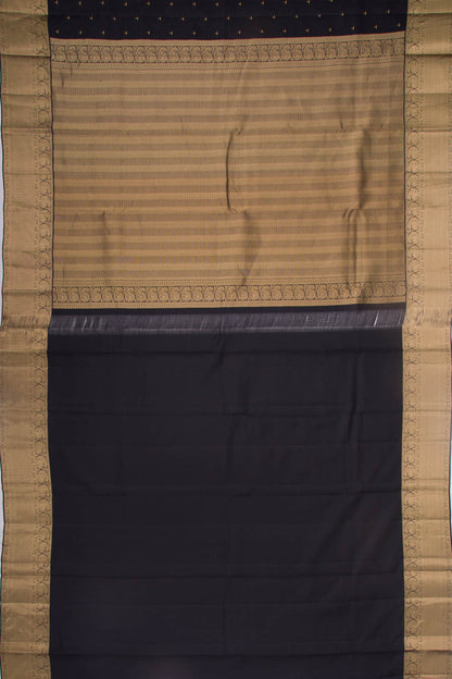 Taranga Kanchi Silk Jacquard Black Saree