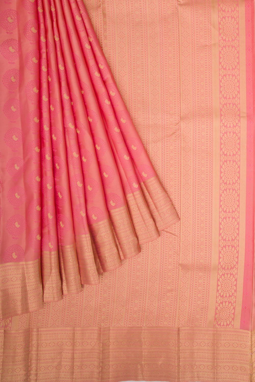 Taranga Kanchi Silk Jacquard Pink Saree
