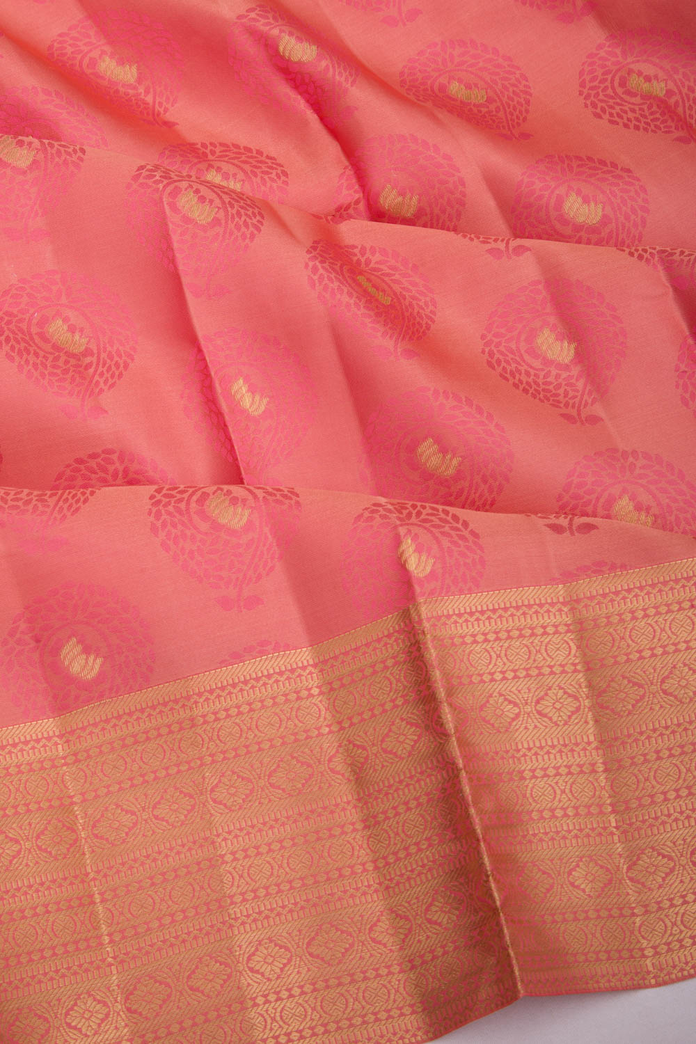 Taranga Kanchi Silk Jacquard Pink Saree