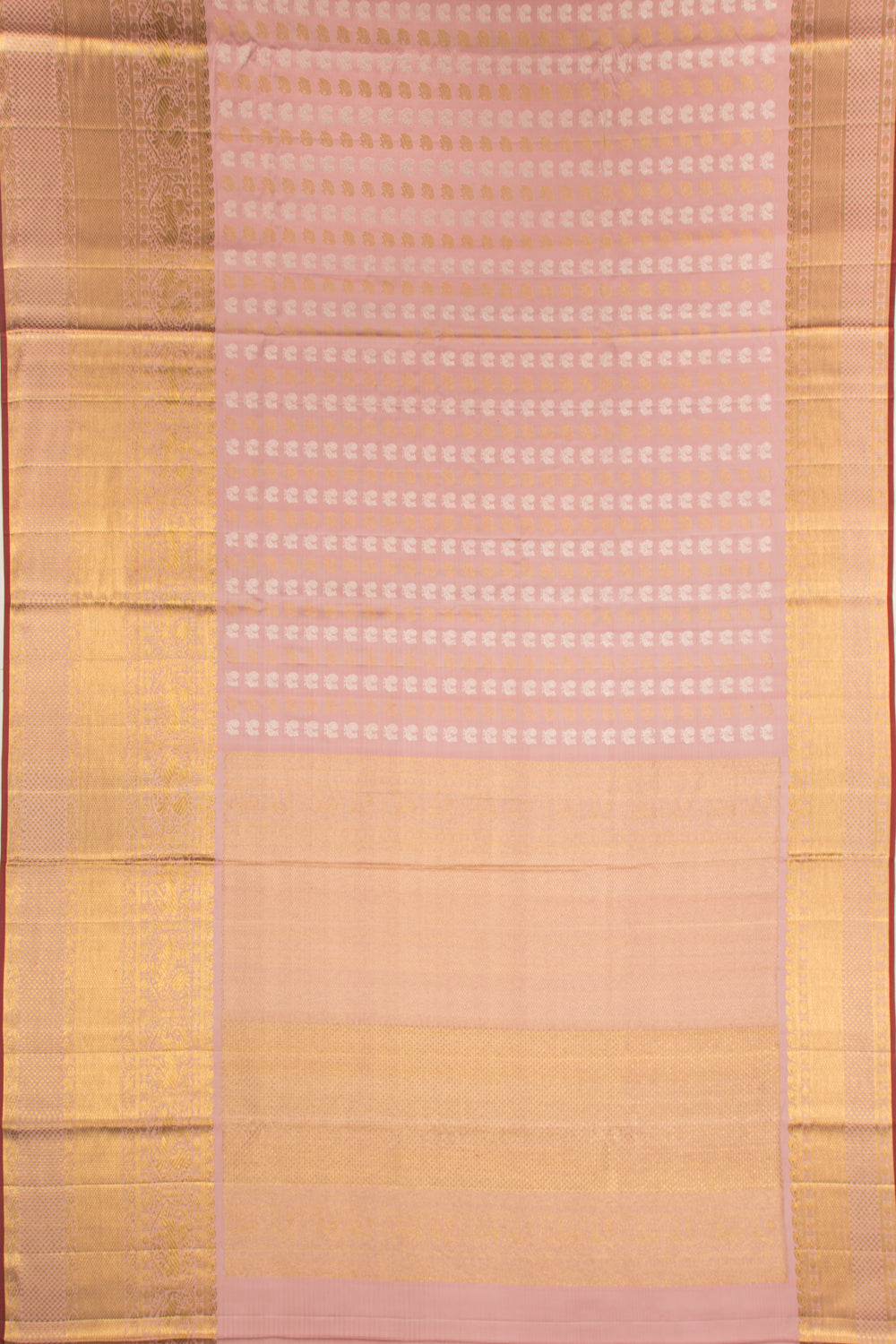 Kanchipuram Silk Butta Baby Pink Saree
