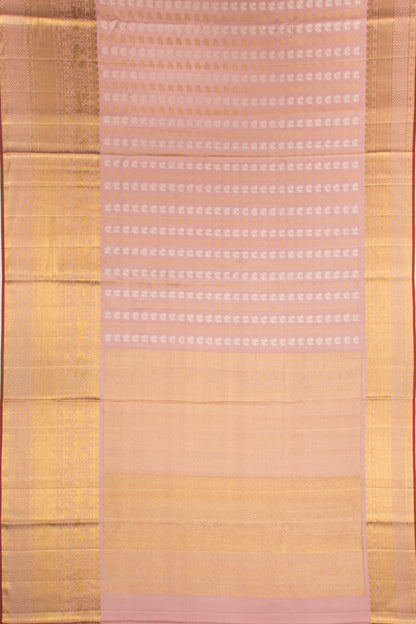 Kanchipuram Silk Butta Baby Pink Saree
